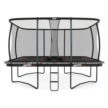 Trampolín gigante BERG Ultim Pro Bouncer 5x5 m con red de seguridad DLX