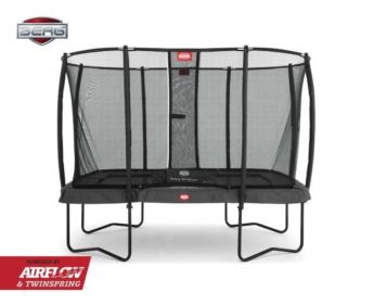 Cama elástica rectangular BERG Eazyfit Grey