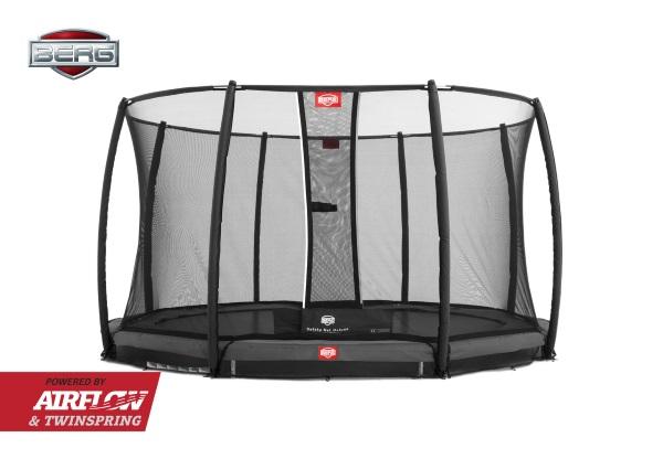 cama elastica berg inground champion grey 330 con red deluxe