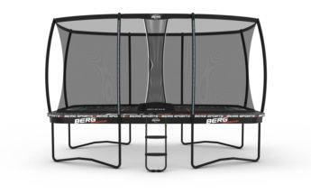 Trampolín rectangular BERG Ultim Pro Bouncer 500 con red de seguridad DLX XL