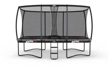 Trampolín rectangular BERG Ultim Pro Bouncer 500 con red de seguridad DLX XL