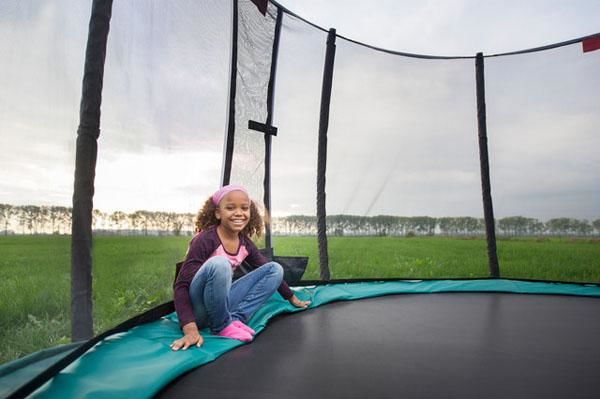 Cama elástica Berg InGround Champion 270 con red Deluxe niña