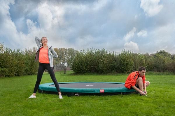 Trampolin BERG GRAND FAVORIT INGROUND 520x345 cm oval