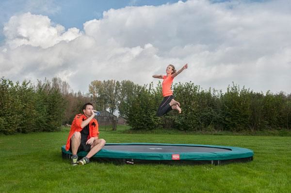 Trampolin BERG GRAND FAVORIT INGROUND 520x345 cm oval