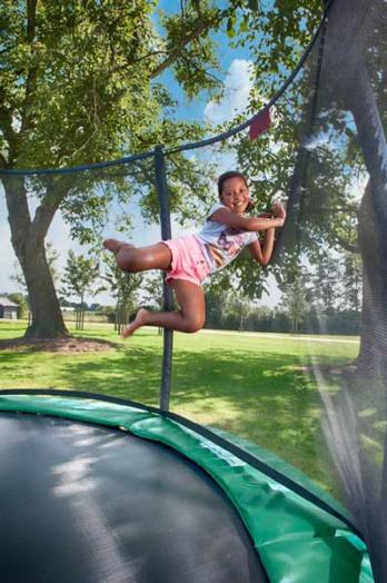 camas elásticas para enterrar con red berg champion 270