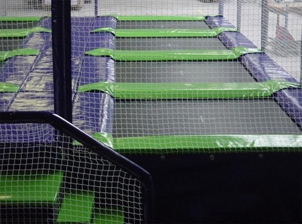 escalera para subir en trampolines elásticos ferias