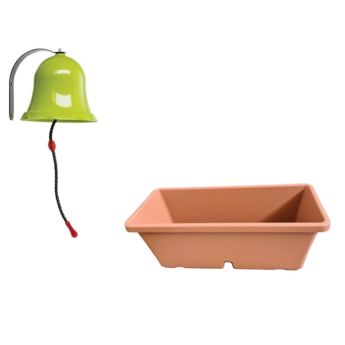 Conjunto jardinera más campana