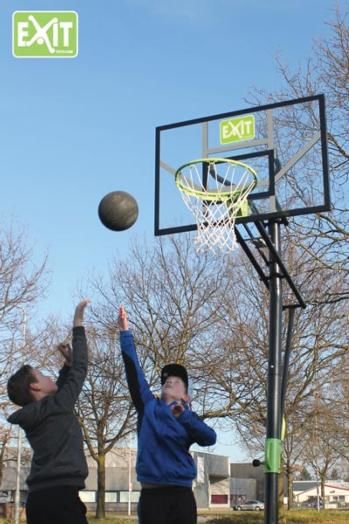 Canasta de baloncesto Galaxy fija con aro flexible