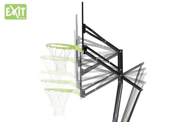 Canasta de baloncesto Galaxy fija con aro flexible