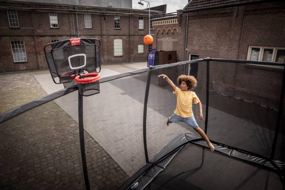 Cesto de basquetebol para trampolins BERG Basketball Twinhoop