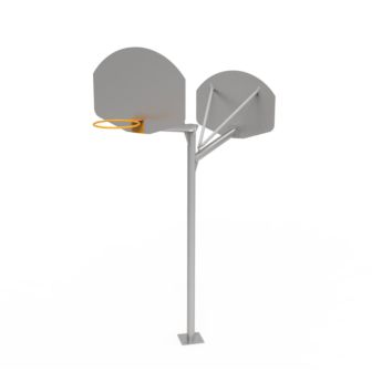 Canasta de Básquet Doble para Uso Público