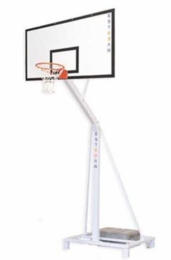 Cistella de bàsquet reglamentària traslladable sortida de 165 cm
