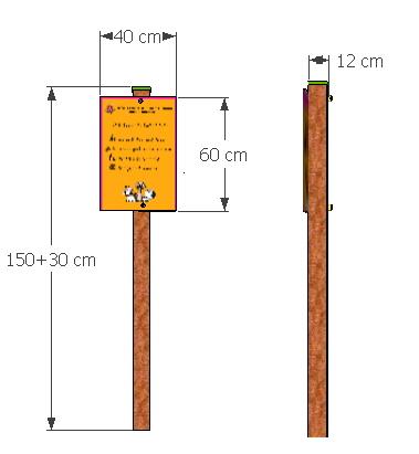 cartell informatiu un poste