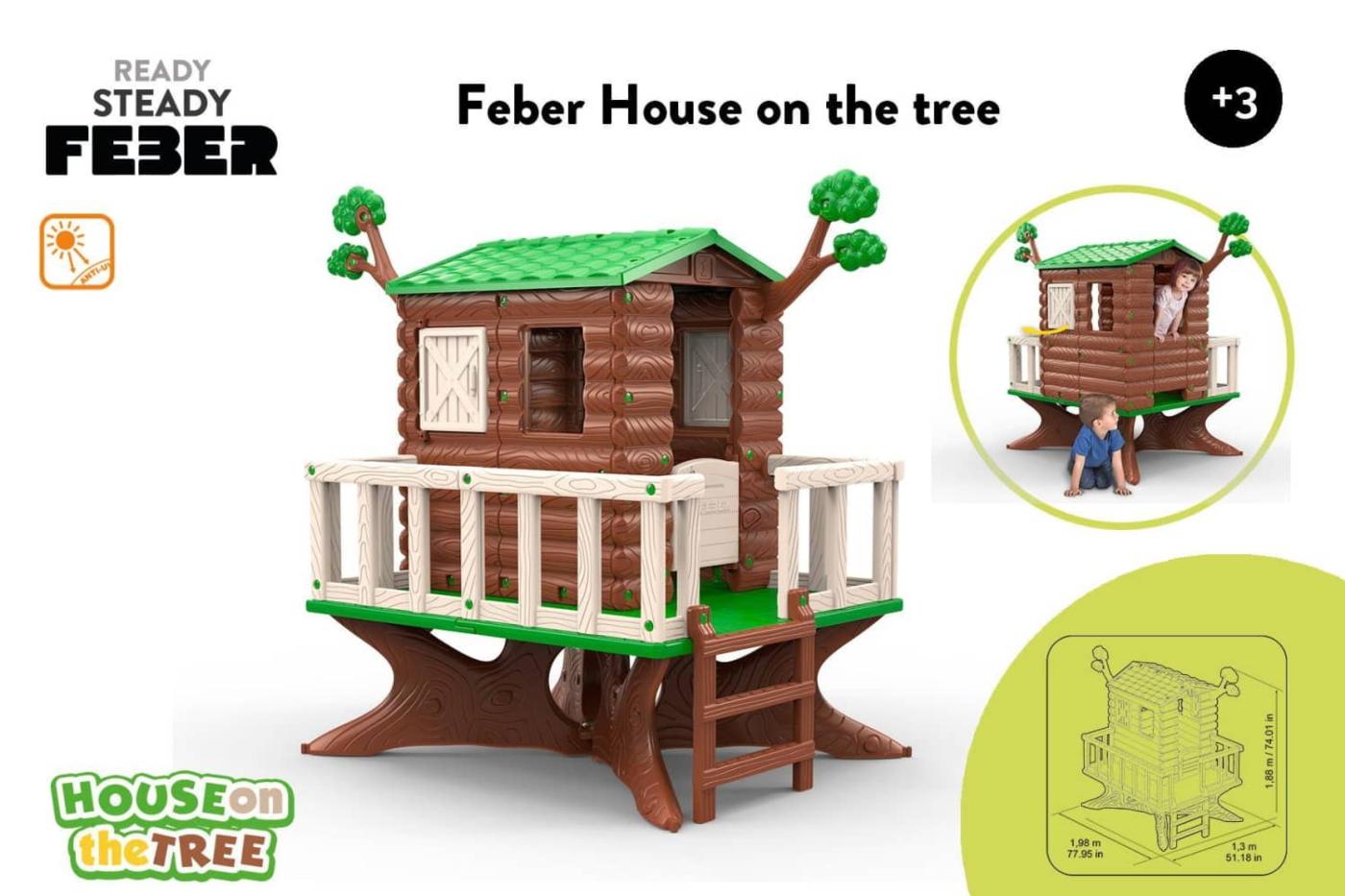 Casita infantil FEBER House on the tree