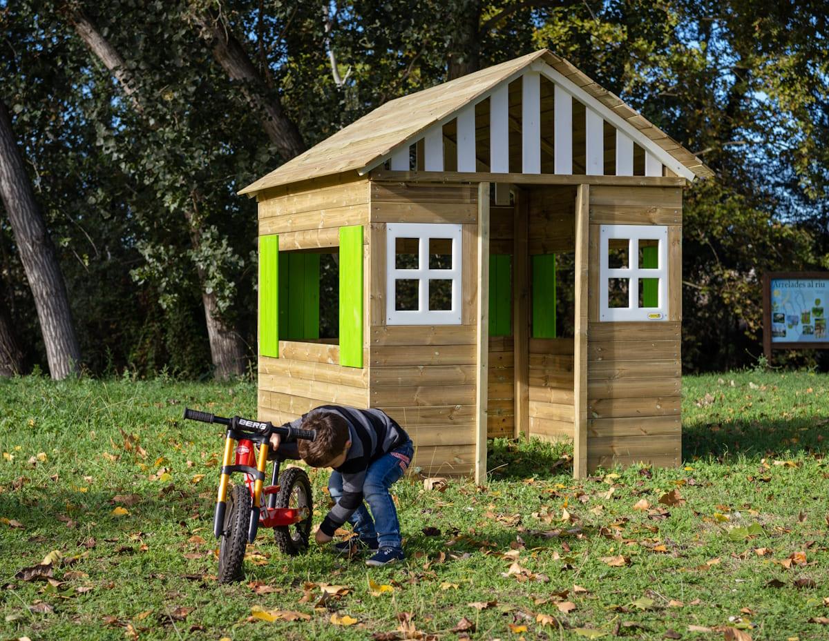 Casa de brincar de madeira para crianças com homologação Horeca MASGAMES LOLLIPOP XXL 