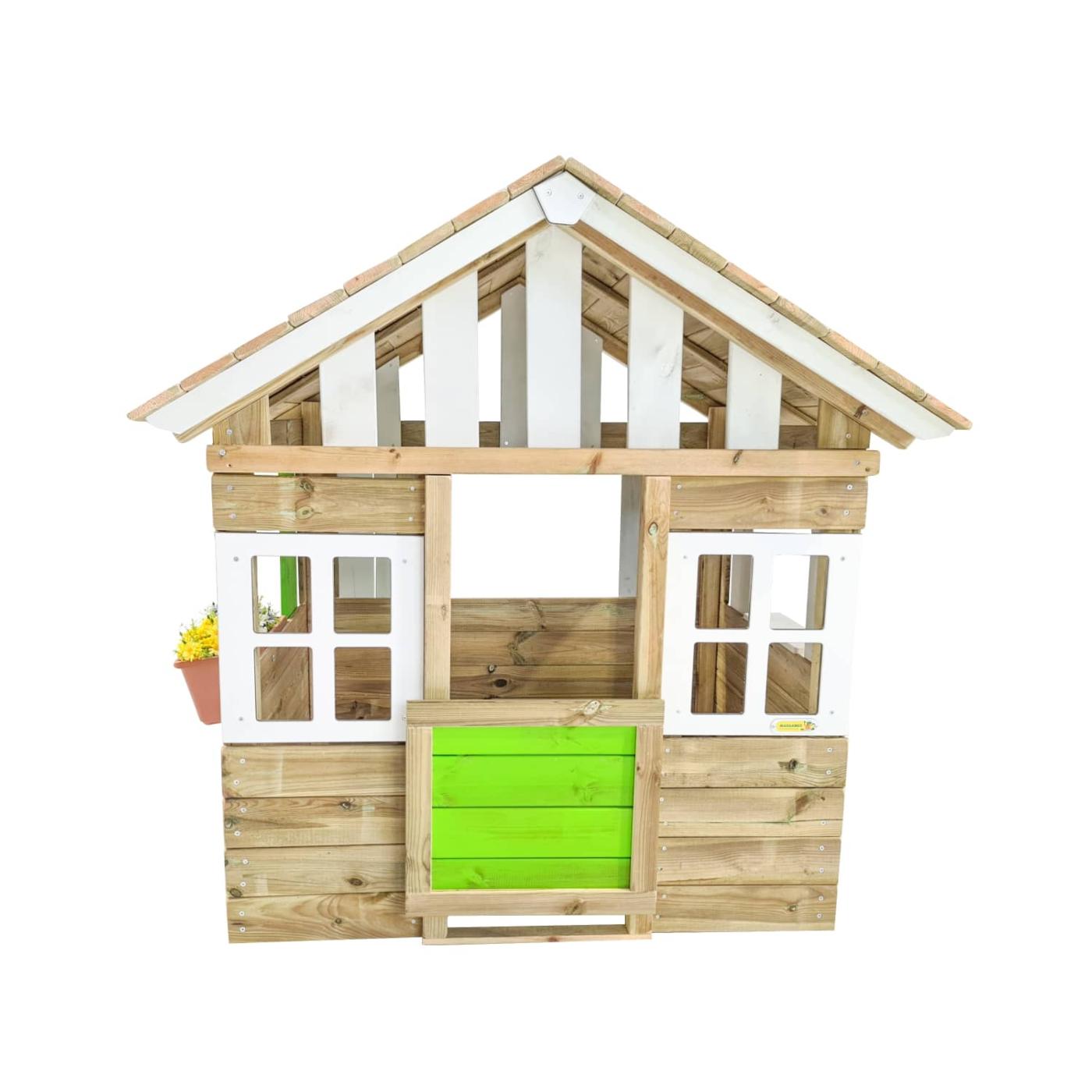 Casa de madeira para crianças MASGAMES LOLLIPOP VERDE