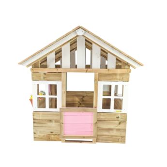 Caseta infantil de fusta pel jardí MASGAMES LOLLIPOP ROSA