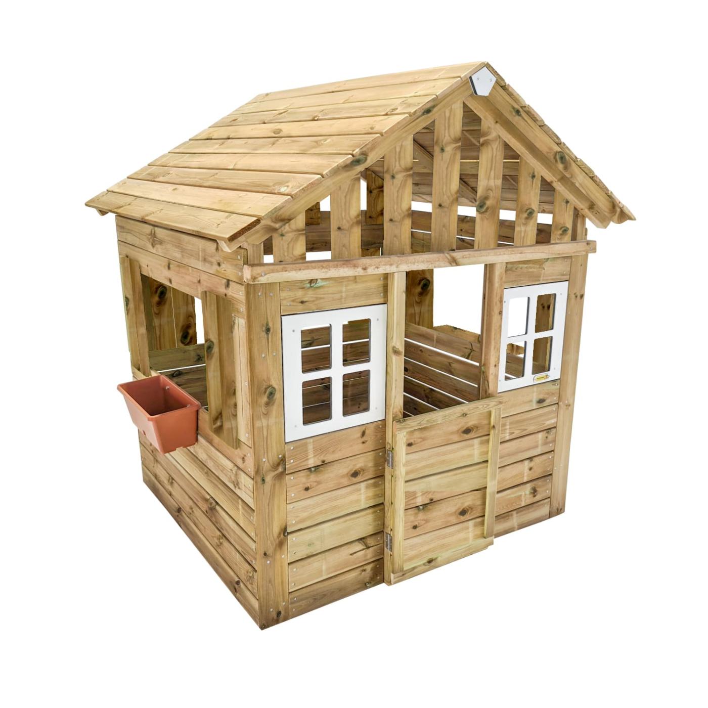 Caseta infantil de fusta MASGAMES LOLLIPOP XL Natural