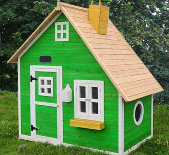 Casita de madeira whacky mansion