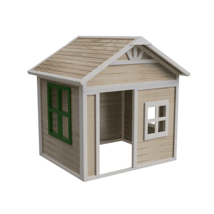 Casita infantil MASGAMES FLAM HORECA madera panelada de fácil montaje 1