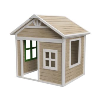 Casita infantil MASGAMES FLAM HORECA madera panelada de fácil montaje