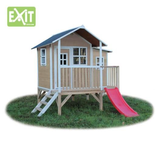 Casita de madeira infantil Loft 350 Natural 1