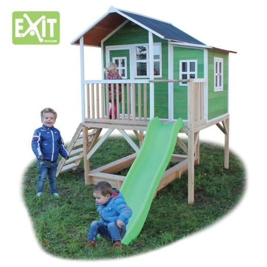 Casita-infantil-madeira-Loft-550-Green-muestra