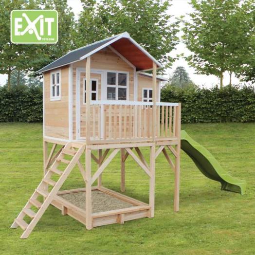 Casinhas infantis madeira EXIT Loft 750 natural
