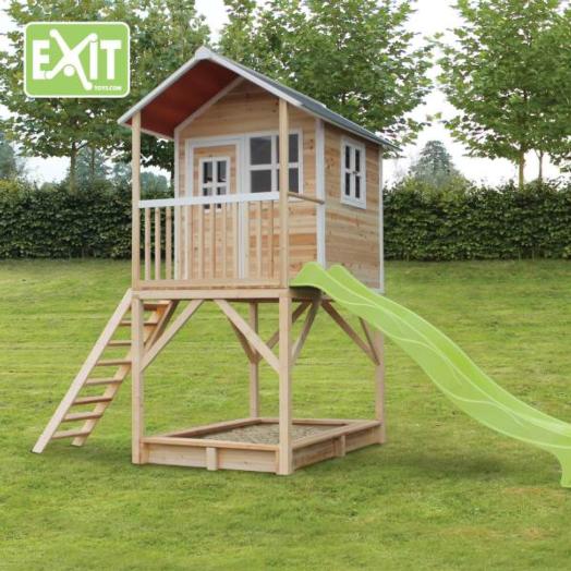 Casinha infantil de madeira EXIT LOFT 700 natural