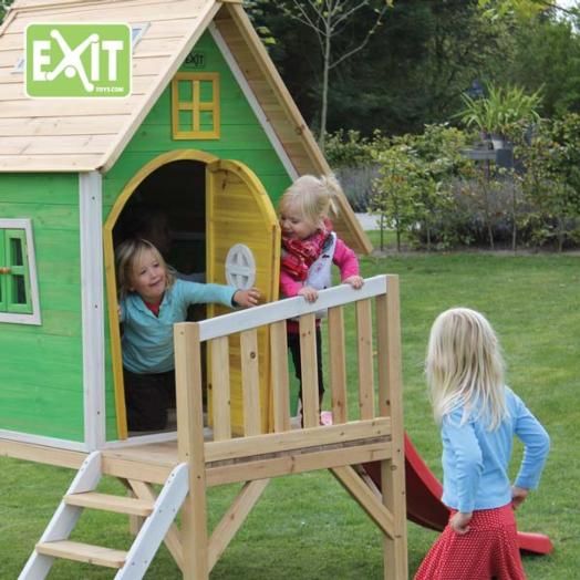 casitas de madera para niños jardín fantasia 300