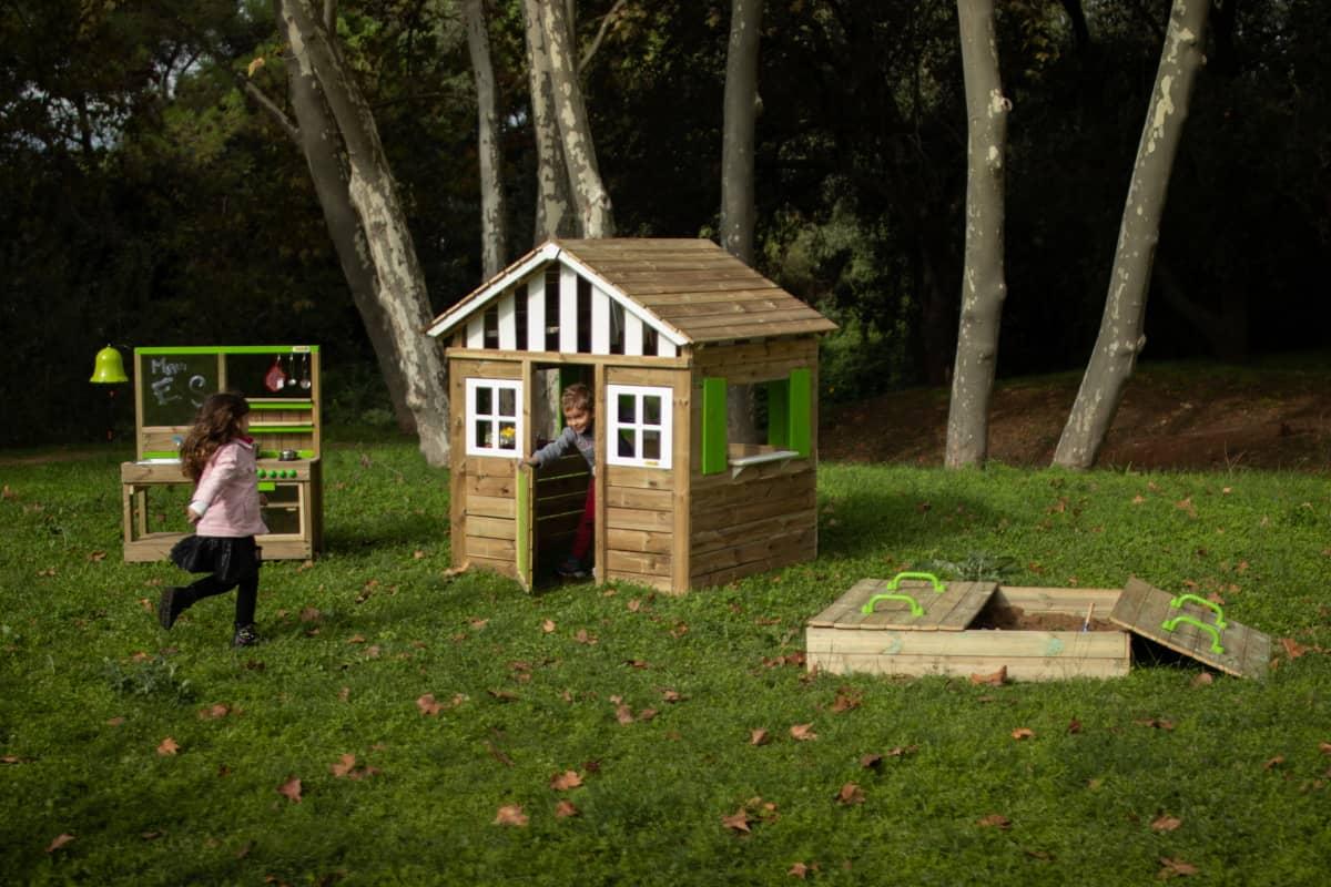 Casa de madeira para crianças MASGAMES LOLLIPOP VERDE XL