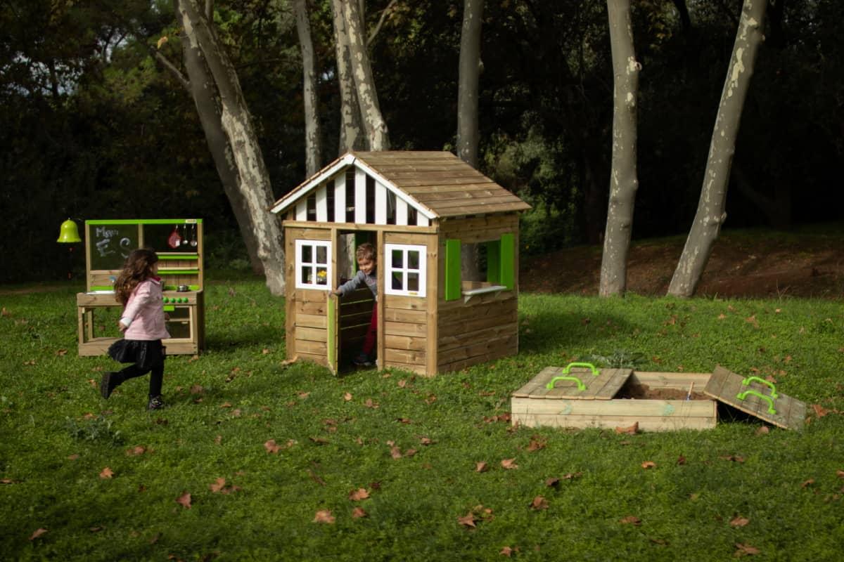 Casita infantil de madera MASGAMES Lollipop Verde XL