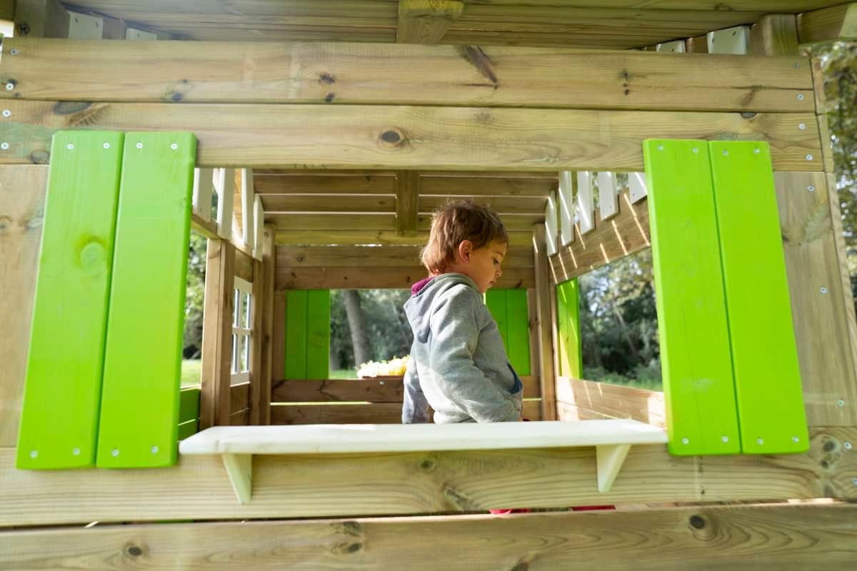 Caseta infantil de fusta MASGAMES Lollipop verda XL 