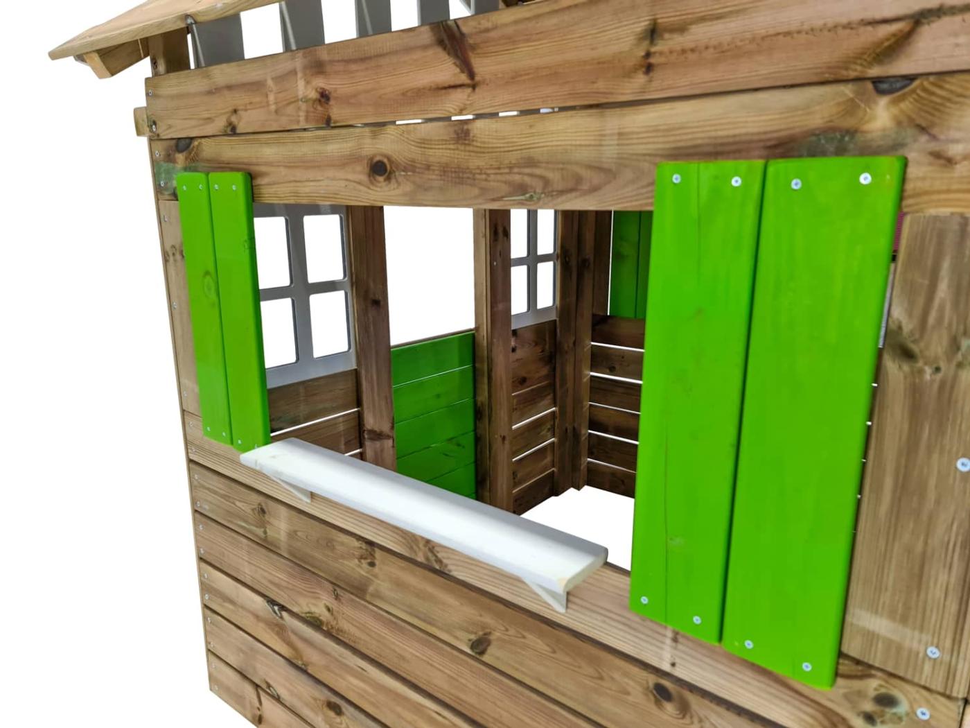 Casita infantil de madera MASGAMES Lollipop XL Verde