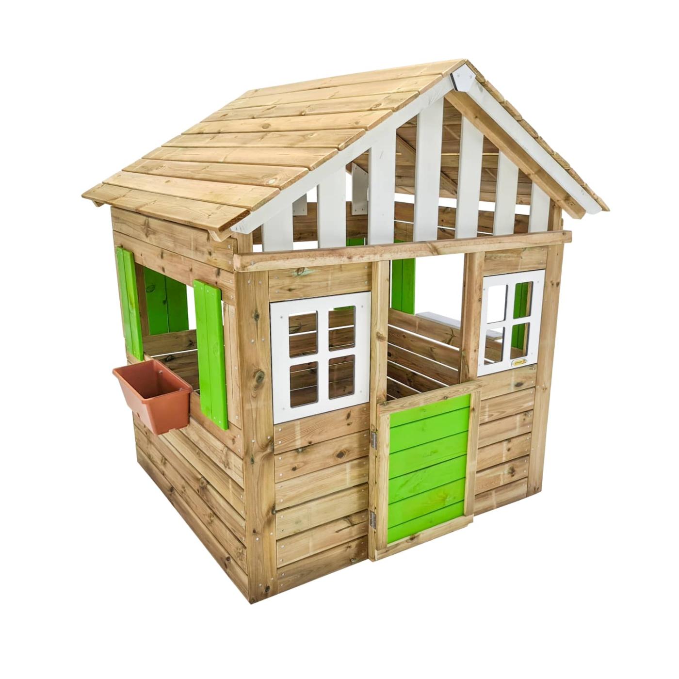 Casita infantil de madera MASGAMES Lollipop XL Verde