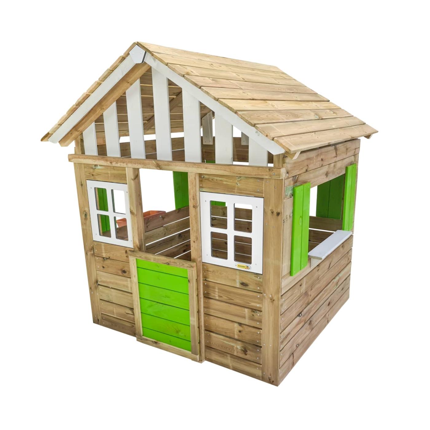 Casita infantil de madera MASGAMES Lollipop XL Verde