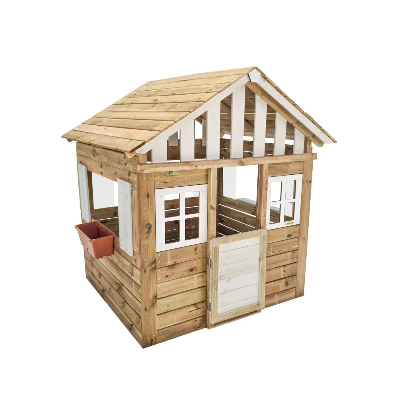 Casita infantil de madera MASGAMES LOLLIPOP XL Blanca