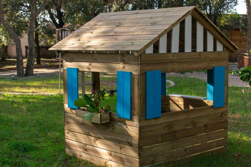 Casita infantil de madera MASGAMES LOLLIPOP AZUL XL