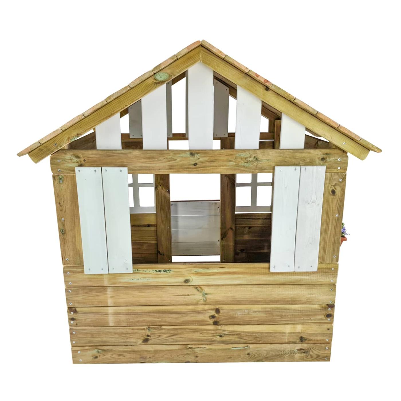 Casita de madera infantil MASGAMES LOLLIPOP BLANCA