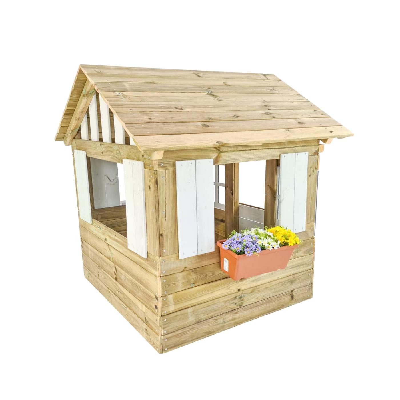 Casita de madera infantil MASGAMES LOLLIPOP BLANCA