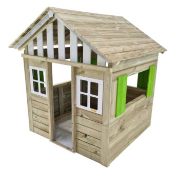 Casita de madera homologada uso público Masgames Lollipop XL Verde Horeca