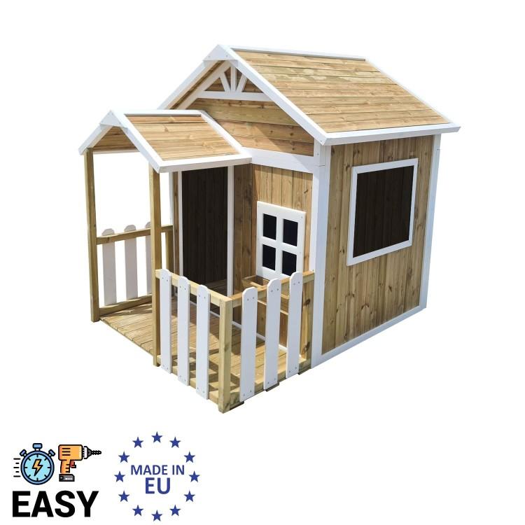 Casita infantil de madera panelada MASGAMES OLDEN HORECA
