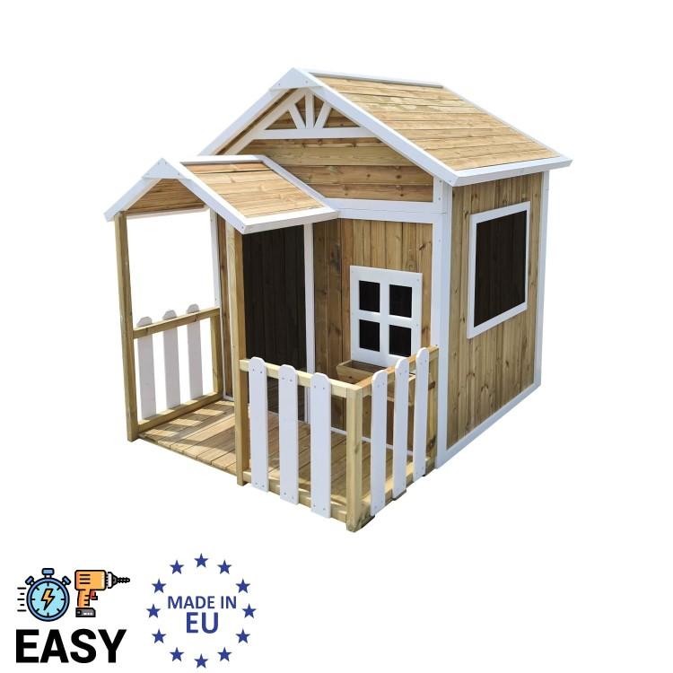 Casita infantil de madera panelada MASGAMES OLDEN HORECA