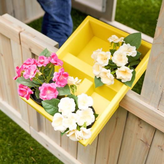 Casinha Meadowlane Market cesta de flores
