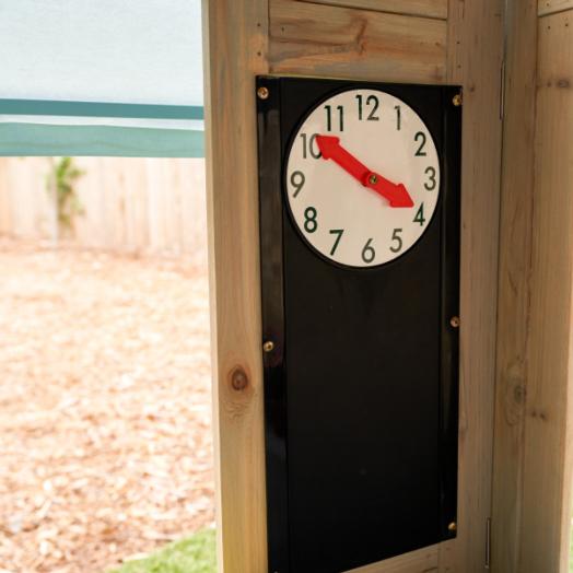 Casinha Meadowlane Market lousa relógio