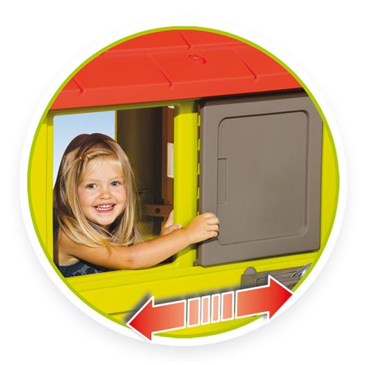 Casita infantil Nature con cocinita SMOBY1