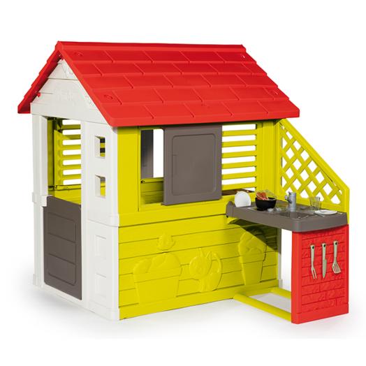 Casita infantil Nature con cocinita SMOBY