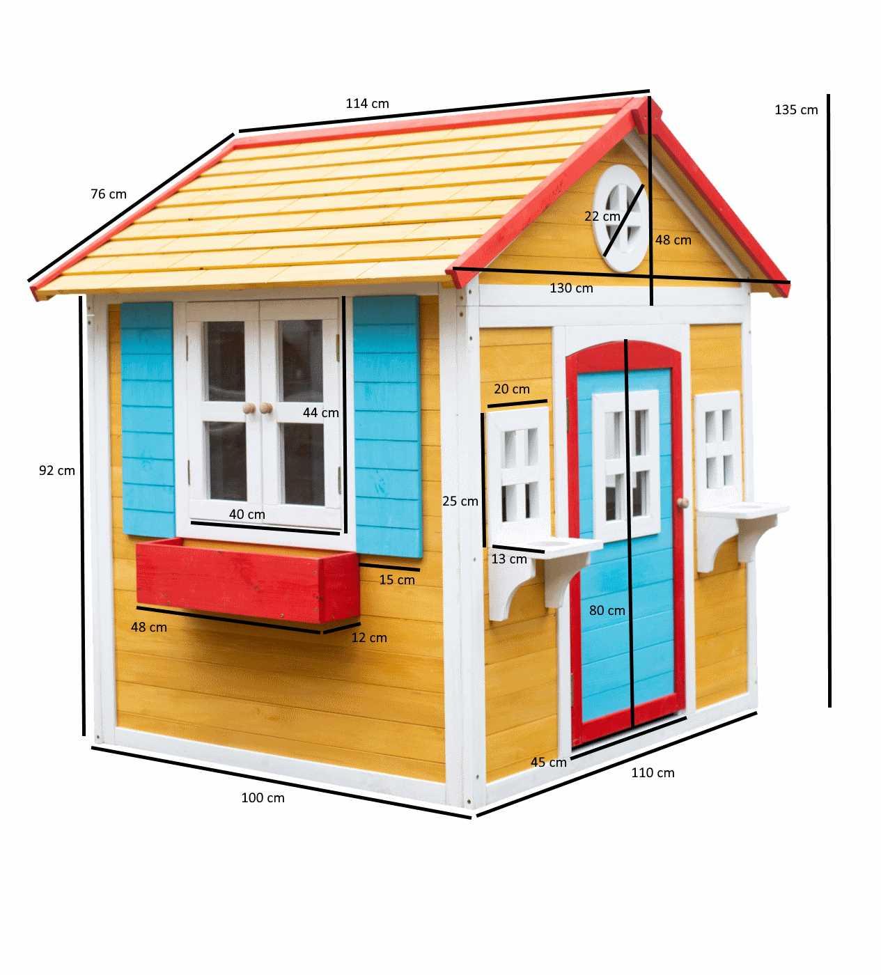 Casita infantil de madera Masgames VISBY