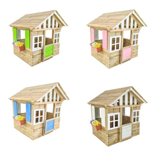 ▷ Casitas infantiles de madera para jardín