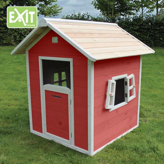 Casita de madera infantil Beach Red